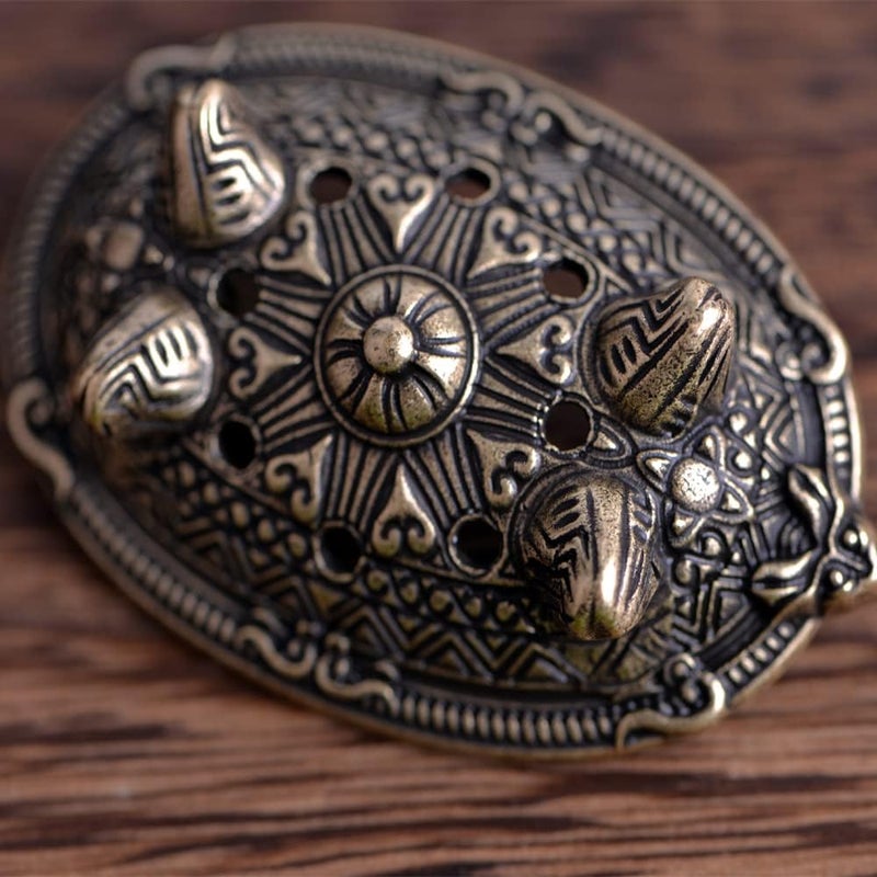LANGHONG Norse Viking Brooch For Men Turtle Brooch Talisman Jewelry, Gift For Men - Image 5